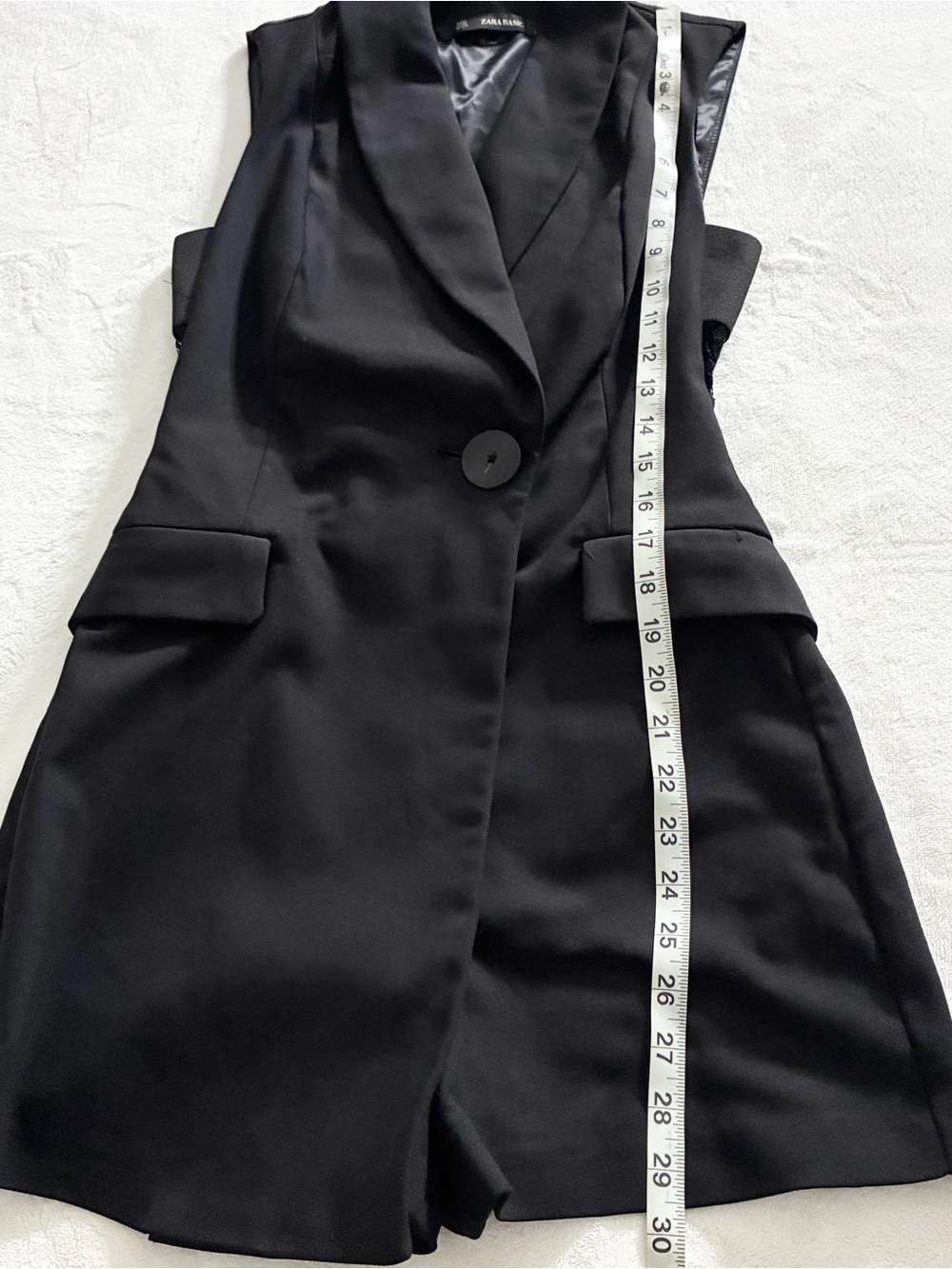 ZARA Black Suit Romper - Picture 3 of 6